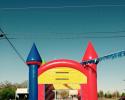 Want more looks to your parking lot, our Moonwalk can do it call Kious Tent Rentals today! 