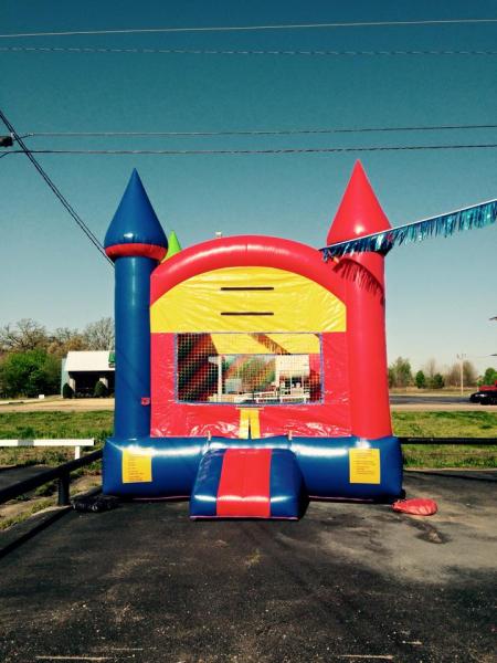 Want more looks to your parking lot, our Moonwalk can do it call Kious Tent Rentals today! 